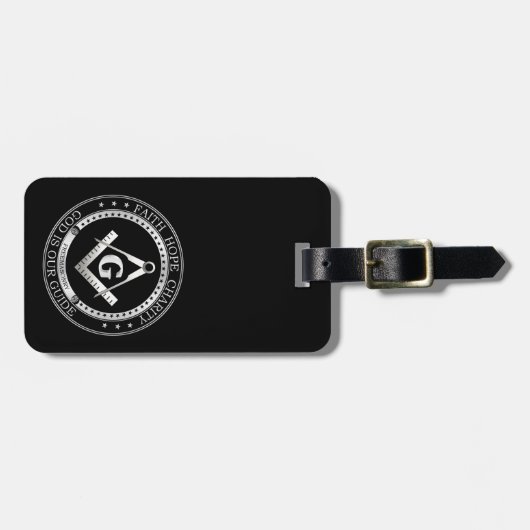 Freemasonzegel Bagagelabel (Voorkant horizontaal)