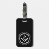 Freemasonzegel Bagagelabel (Achterkant verticaal)