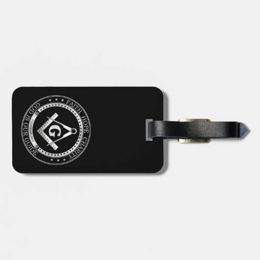 Freemasonzegel Bagagelabel (Achterkant horizontaal)