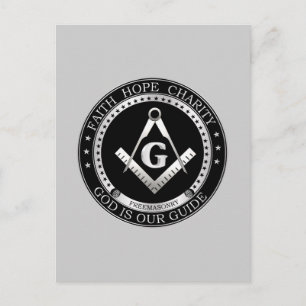 Freemasonzegel Briefkaart
