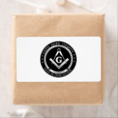 Freemasonzegel Etiket (Insitu)