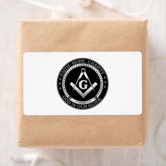 Freemasonzegel Etiket (Insitu)