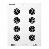 Freemasonzegel Etiket (Full Sheet)