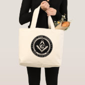 Freemasonzegel Grote Tote Bag (Voorkant (product))