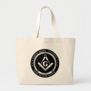 Freemasonzegel Grote Tote Bag