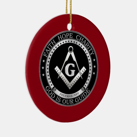 Freemasonzegel Keramisch Ornament (Rechts)