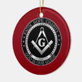 Freemasonzegel Keramisch Ornament (Links)