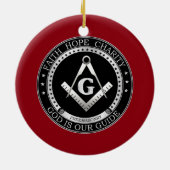Freemasonzegel Keramisch Ornament (Achterkant)