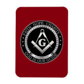 Freemasonzegel Magneet (Verticaal)