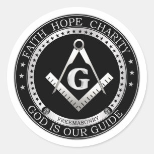 Freemasonzegel Ronde Sticker