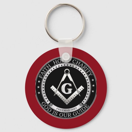 Freemasonzegel Sleutelhanger (Voorkant)
