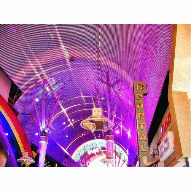 Freemont Street Lights Staand Fotobeeldje (Voorkant)