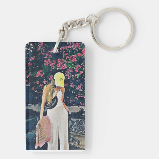 Freen Sarocha met pet Sleutelhanger (achterkant)