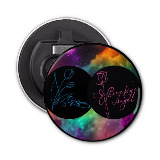 Freenbecky - badge flesopener button flesopener (Voorkant)