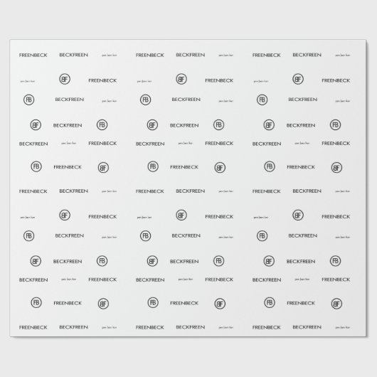 FreenBecky meisjes liefde wrapper Cadeaupapier (Vlak)