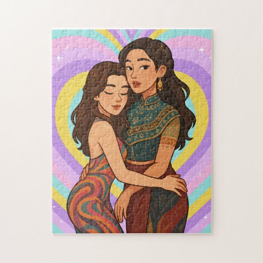 Freenbecky Thai GL Ship Couple Freen & Becky Legpuzzel (Verticaal)