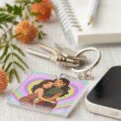 Freenbecky Thai GL Ship Koppel Freen & Becky Sleutelhanger (Voorkant Rechts)
