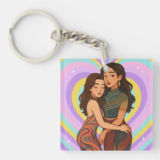 Freenbecky Thai GL Ship Koppel Freen & Becky Sleutelhanger (Voorkant)