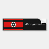 #FreePalestine Bumpersticker (Voorkant)