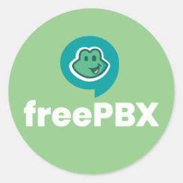 FreePBX Logo Kleur Stickers