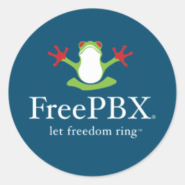 FreePBX Logo Stickers (blauw)