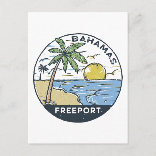 Freeport Bahamas Briefkaart (Voorkant)