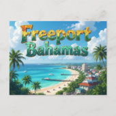 Freeport bahamas dreaming briefkaart (Voorkant)