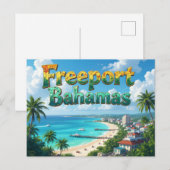 Freeport bahamas dromen briefkaart (Voorkant / Achterkant)