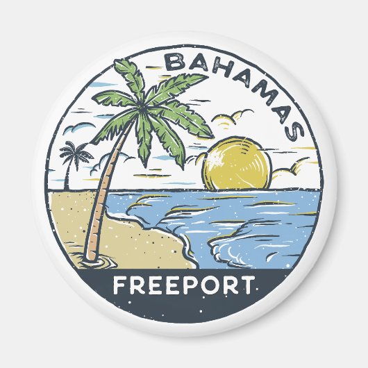 Freeport Bahamas  Magneet (Voorkant)