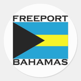 Freeport, Bahama's Ronde Sticker