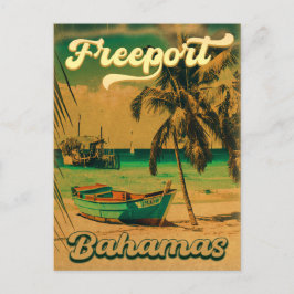 Freeport Bahamas  Souvenirs 80's Briefkaart