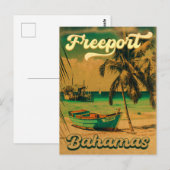 Freeport Bahamas  Souvenirs 80's Briefkaart (Voorkant / Achterkant)