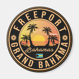 Freeport Bahamas Souvenirs 80's Magneet