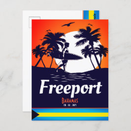 Freeport Bahamas  Souvenirs Briefkaart