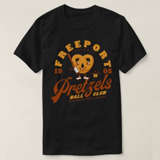 Freeport Pretzels T-shirt (Design voorkant)