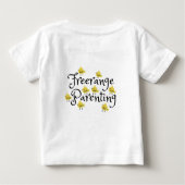 Freerange ouderschap met gele kuikens overal (Achterkant)