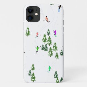 Freeride Alpiene Skiers Illustratie Partij   Case-Mate iPhone Case