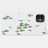Freeride Alpiene Skiers Illustratie Partij Case-Mate iPhone Case (Achterkant (horizontaal))