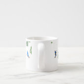 Freeride Alpiene Skiers Illustratie Partij Espresso Kop (Achterkant)