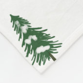 Freeride Alpiene Skiers Illustratie Partij Fleece Deken (Hoek)