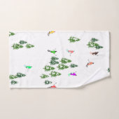 Freeride Alpiene Skiers Illustratie Partij Handdoek (Handdoek)