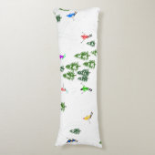 Freeride Alpiene Skiers Illustratie Partij Lichaamskussen (Voorkant Verticaal)