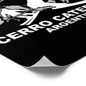 Freeride Skiing Cerro Catedral Argentina  Poster (Hoek)