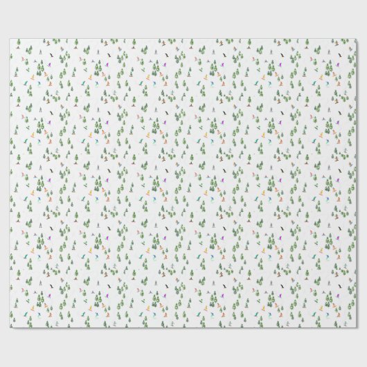 Freeride Snowboard Snowboarder Snowboarding Cadeaupapier (Vlak)