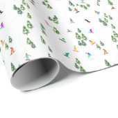 Freeride Snowboard Snowboarder Snowboarding Cadeaupapier (Rol Hoek)