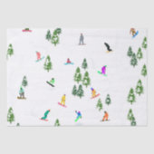 Freeride Snowboard Snowboarder Snowboarding Tissuepapier (Voorkant)