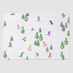 Freeride Snowboard Snowboarder Snowboarding Tissuepapier