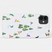 Freeride Snowboarder Snowboarding Illustratie Case-Mate iPhone Case (Achterkant (horizontaal))