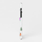 Freeride Snowboarder Snowboarding Illustratie iPhone Hoesje (Linkerkant)