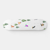 Freeride Snowboarder Snowboarding Illustratie Persoonlijk Skateboard (Horizontaal)